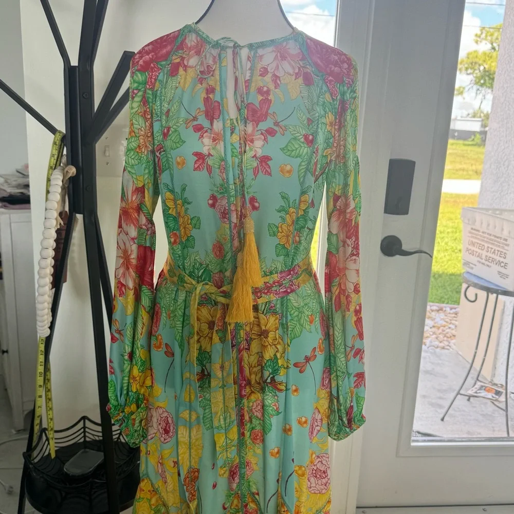 Floral Maxi Dress in Multicolor VISHIVANKA LONG DRESS